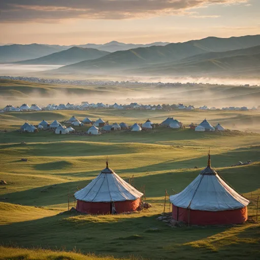 Kharkhorin, heart of the Mongol empire and refined stays in central Mongolia