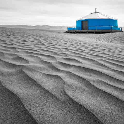 Gobi desert map guide for luxury stays between Mongolia and China